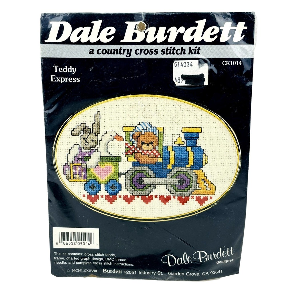 Teddy Express Counted Cross Stitch Kit CK1014 Dale Burdett‎